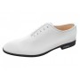 Pantofi Oxford bărbați albi din piele naturală cu talpă neagră GKR71A